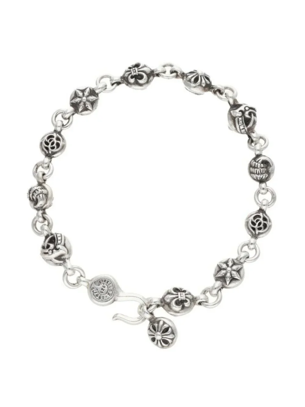Chrome Hearts No1 Multi Ball Silver Bracelet